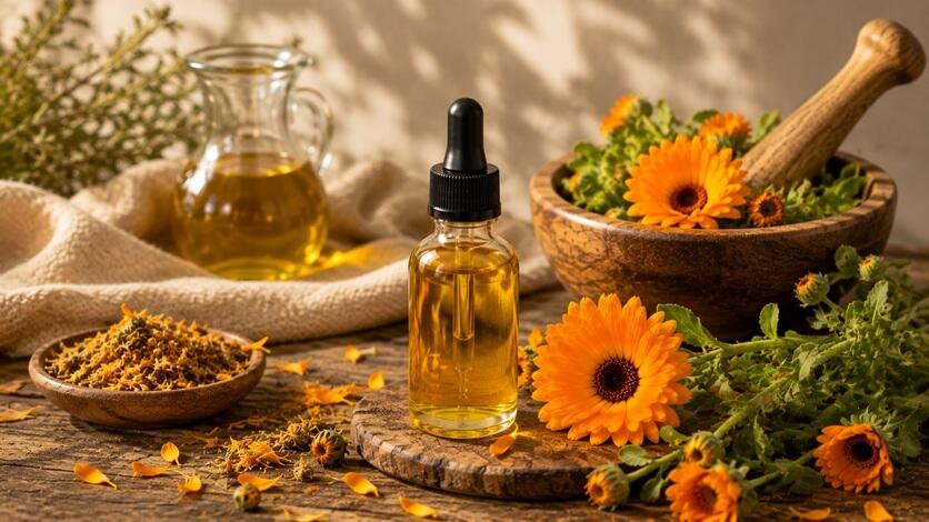 Aynısafa Yağı (Calendula officinalis)