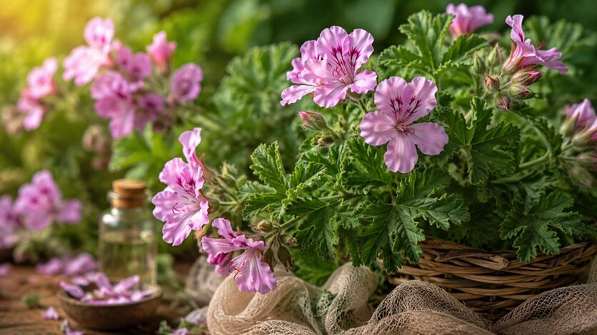 Itır Uçucu Yağı (Pelargonium graveolens)