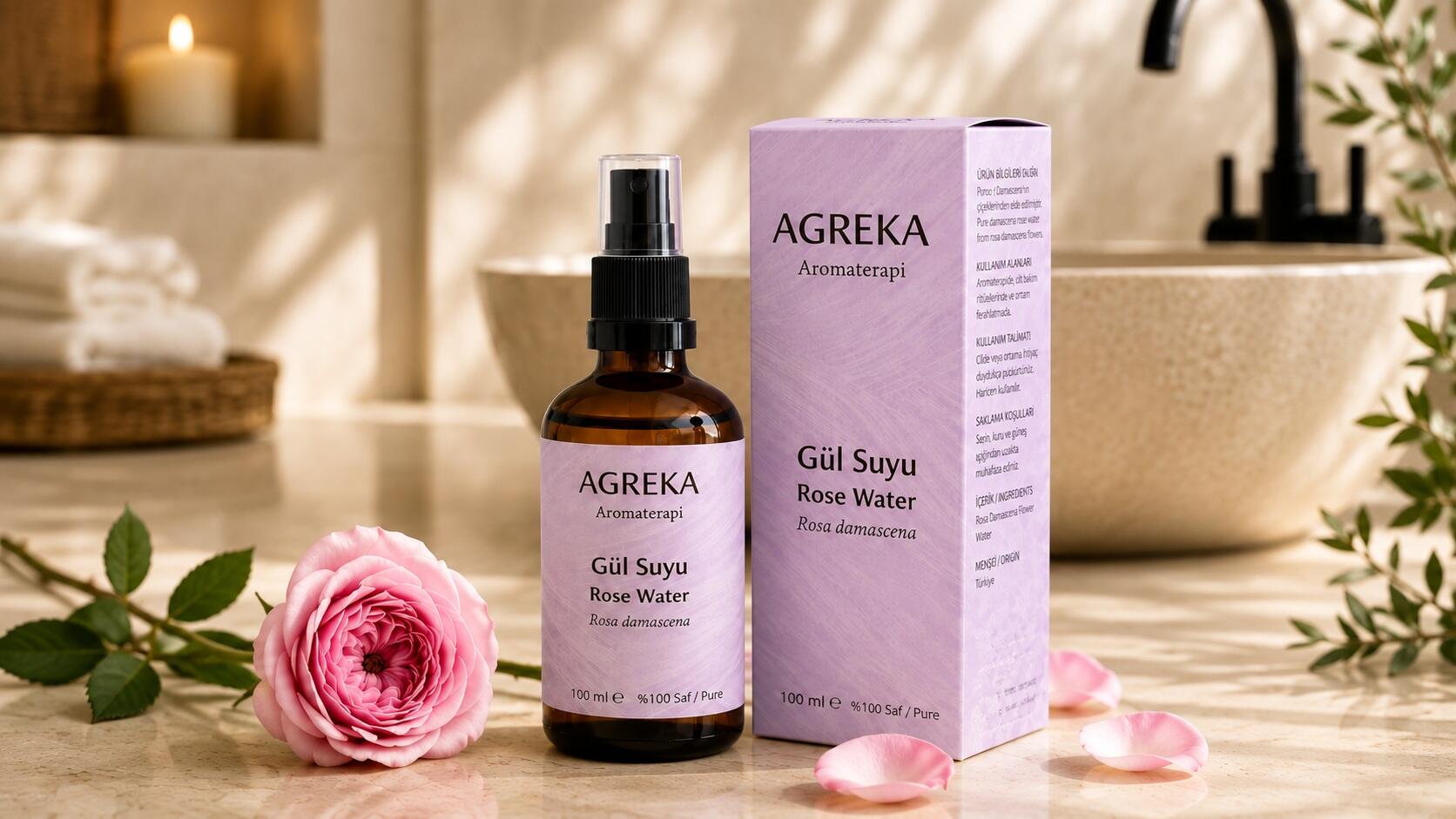 Gül Suyu (Rosa damascena)